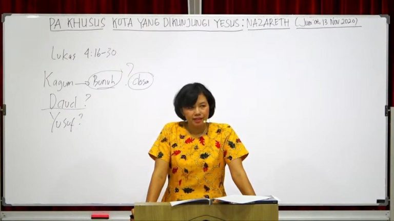 PA Khusus – Kota yang Dikunjungi Yesus